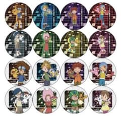 ヴィレッジヴァンガード限定　デジモンアドベンチャー缶バッジ全16種セット未開封 全16種 「デジモンアドベンチャー×ヴィレッジヴァンガード 缶バッジ