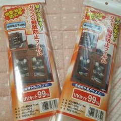 ガラスの飛散防止フィルムのサムネイル