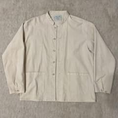 SONNY LABEL コーデュロイ ノーカラーシャツ　バンドカラーのサムネイル