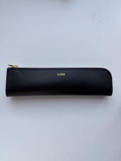 美品 LONA レザー ペンケース ブラック ロナ 匿名配送のサムネイル