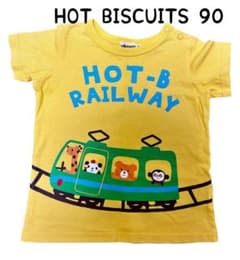 HOT BISCUITS 半袖Tシャツ 90cm 電車柄 MIKIHOUSE - メルカリ