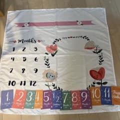 ベビー　誕生日　シーツのサムネイル