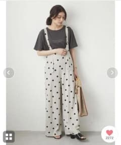 シュガースプーン　リネンドットサロペットパンツのサムネイル
