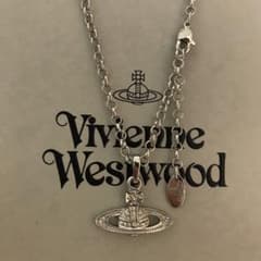 Vivienne Westwood ミニバスレリーフオーブネックレス シルバーのサムネイル