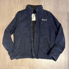 【Lサイズ】Hollister ファージャケット ネイビーのサムネイル