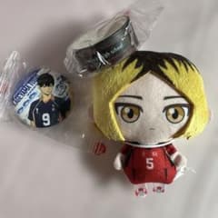 ハイキュー!! 孤爪研磨 ぬいぐるみ 影山飛雄 缶バッジ 音駒 マスキングテープのサムネイル