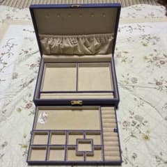 中古美品ジュエリーボックス アクセサリーケース 収納ケース30cm×20cm位