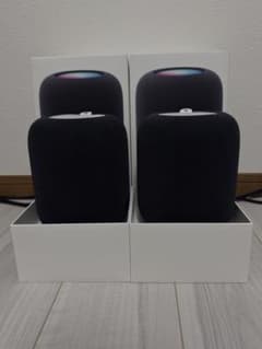ゴ*ン様 Pod（第2世代）ミッドナイト／ペア販売／箱あり・初期化済 HomePod（第2世代）ミッドナイト／ペア販売／箱あり・初期化済