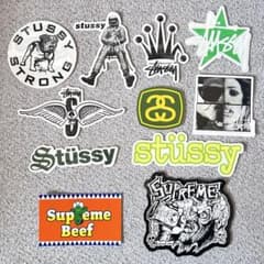 STUSSY Supreme ステッカー ノベルティ 11枚セット - メルカリ