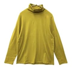 綿ストレッチシャツ　yellow greenのサムネイル