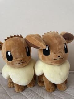 ポケモン めちゃもふぐっとぬいぐるみ イーブイ 2個セットのサムネイル