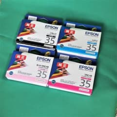 未開封、新品未使用 EPSON 純正インクカートリッジ35  ②のサムネイル