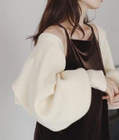 kastane リブニットボレロのサムネイル