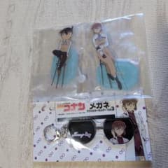 ​【未使用】名探偵コナン アクスタ＆メガネアクキー 3点セット コナン／シェリーのサムネイル