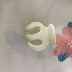 ミニ ヘアクリップ ホワイトのサムネイル