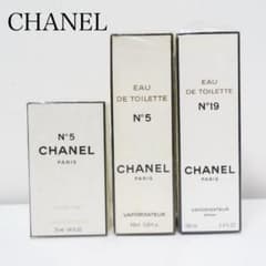 [미사용 · 3 개 세트] CHANEL 샤넬 향수 No.5 & No.19