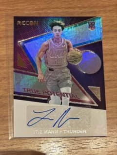Tre Mann 2021-22 Panini Recon 直筆サインのサムネイル