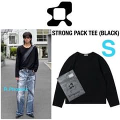 STRONG】STRONG PACK TEE (BLACK) - メルカリ