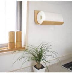 【美品】一枚板のキッチンペーパーホルダーのサムネイル