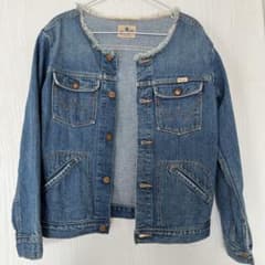 WranglerxBEAMS40th 別注ノーカラー Gジャンデニムジャケットのサムネイル
