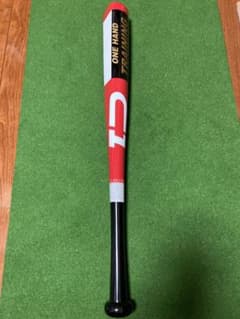 【竹バット研究所】平面ワンハンドバット 63cm 645gのサムネイル