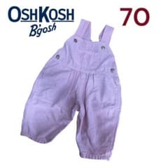 70 kids vintage オシュコシュ オーバーオール ピンクタグ - メルカリ