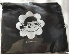 【新品未使用】ぺこちゃん　エコバッグ　ブラックのサムネイル