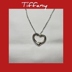 Tiffany & Co. オープンハート ネックレス - 5