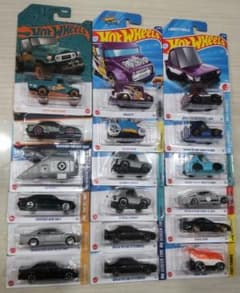 ホットウィール新品ミニカー18台セットまとめ売り☆トレジャーハント含む♪LWBK