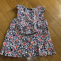 BeBe 花柄ワンピース 90のサムネイル