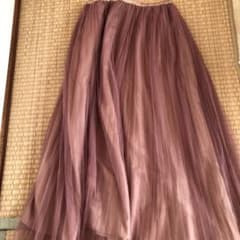 プリーツスカート ロングスカート チュールスカートのサムネイル