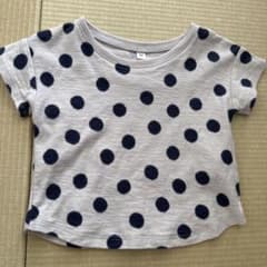 ドット柄 半袖 トップス 80cm