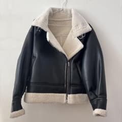 wego レディース ムートンレザーコートのサムネイル
