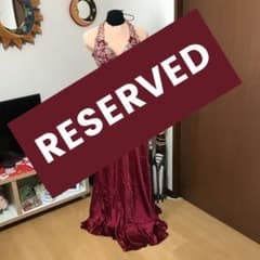 Red wine dress GW-SALESのサムネイル