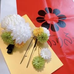 ふりふ♡髪飾り　成人式　結婚式にのサムネイル