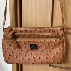 未使用　美品　Yuri Kojima ショルダーバッグ　オーストリッチのサムネイル
