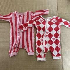 最終値下げ(これ以上不可です)next baby 前開きロンパースのサムネイル