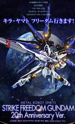 【新品・未開封】METAL ROBOT魂  ストライクフリーダムガンダム20thのサムネイル