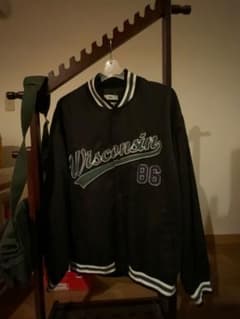 WEGO スタジャン Wisconsin 86 ブラック Lサイズのサムネイル