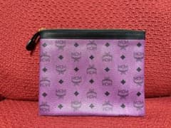 MCM クラッチバッグ 紫色のサムネイル