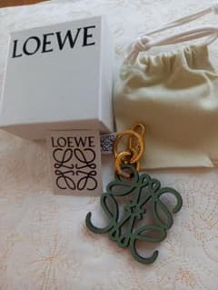 本日お値下げLOEWE アナグラム キーリング グリーン