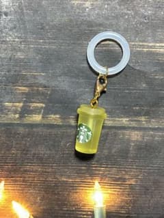スターバックス 蓄光コーヒーカップ チャーム2WAY 傘 めじるし