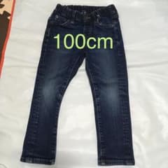ユニクロ　100cm  デニム　ズボンのサムネイル