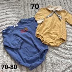 【美品】&mignon Little WEEKEND ロンパース 2点セットのサムネイル