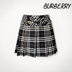 BURBERRY LONDON ノバチェック プリーツスカート ベルト付 16Y - メルカリ