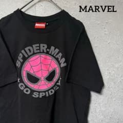 MARVEL T-shirt, short-sleeved, Spider-Man, American comic book print, size M