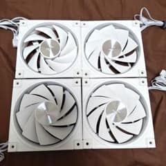 DeepCool PCケースファン ホワイト 4個セット - メルカリ
