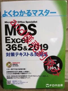 MOS Excel 365&2019　対策テキスト＆問題集のサムネイル