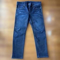 G-STAR RAW 3301 slimダークブルー デニムパンツW29のサムネイル