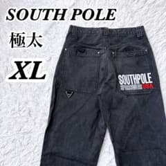 00s SOUTHPOLE 極太 バギー ブラック デニムパンツ W36 XL - メルカリ